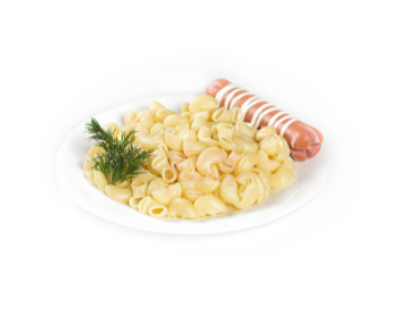 Макароны с сосиской