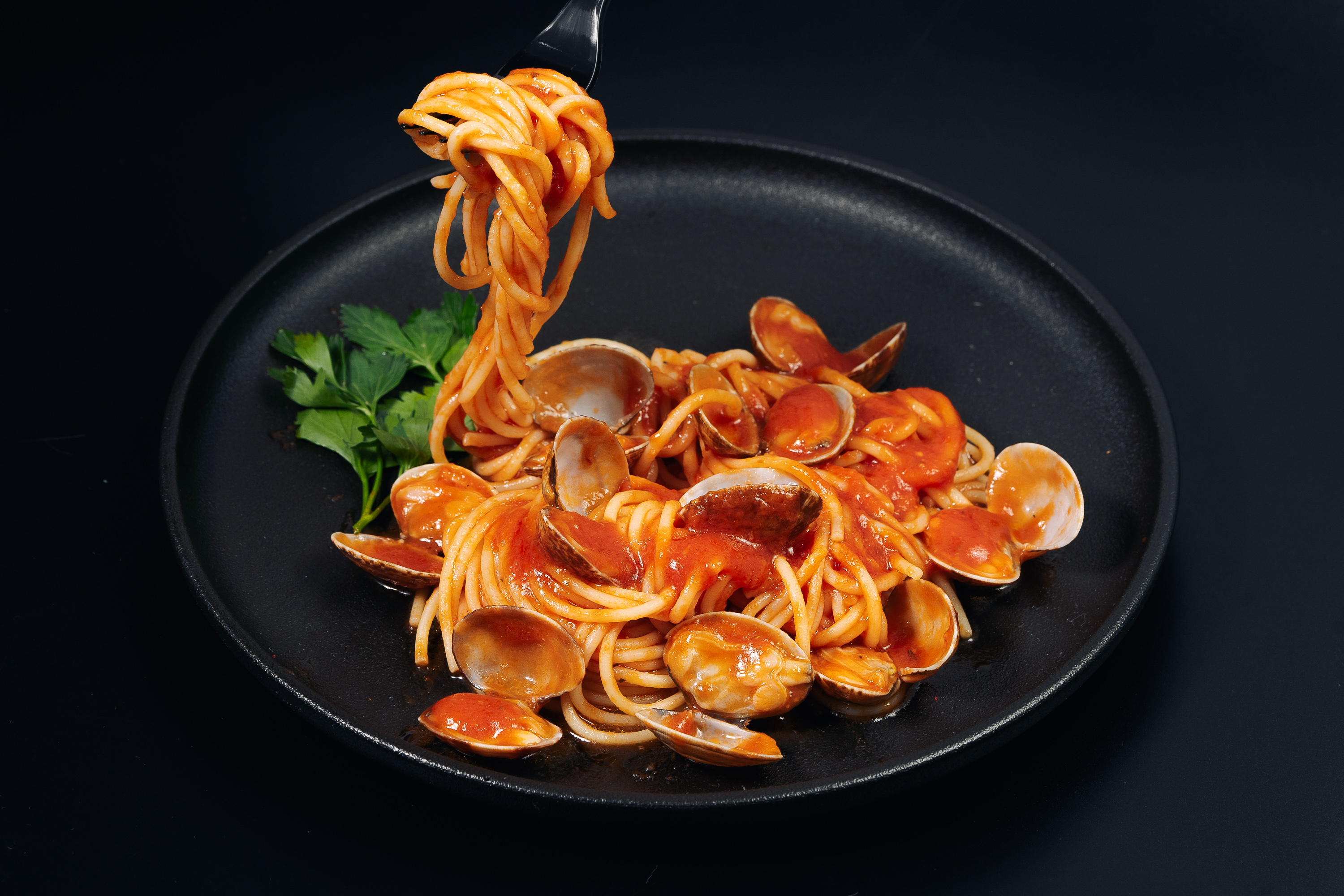 Спагетти Frutti di Mare с вонголе