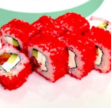 Ролл Калифорния с лососем