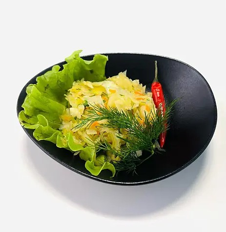 Салат из кваш. капусты с аромат. маслом