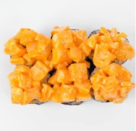 Хосомаки Spicy Тартар из тигровых креветок