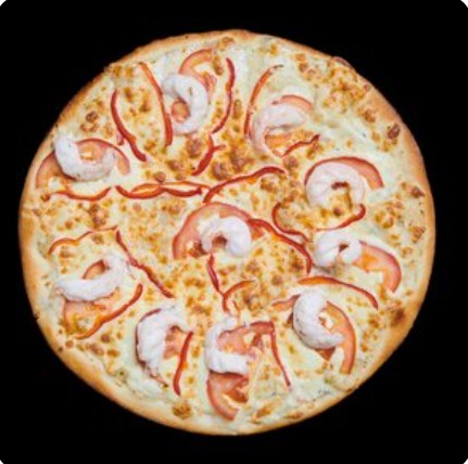 Пицца с креветками 30см