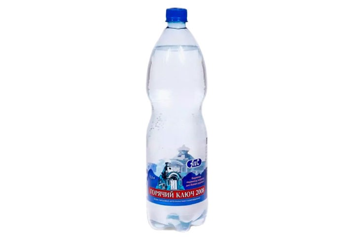Вода газированная Горячий ключ 1,5л