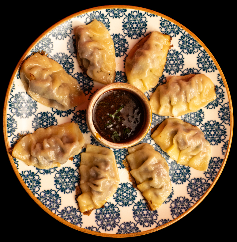 Гёдза с телятиной