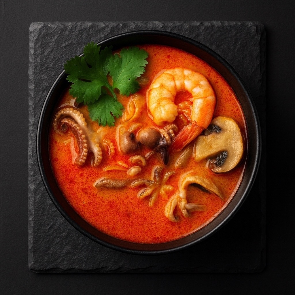 Том ям с морепродуктами 