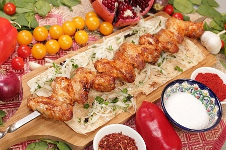 Куриные крылышки, маленькая порция на мангале