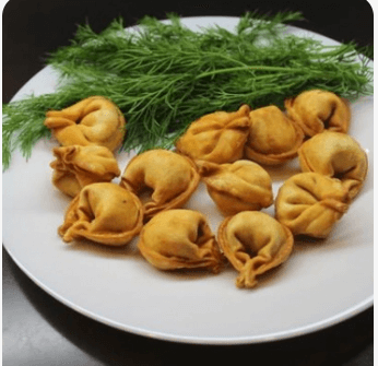 Пельмени жареные