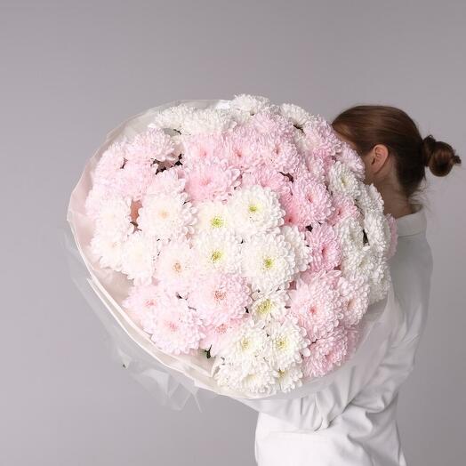 Моно облако из хризантем 