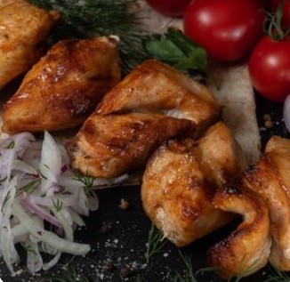 Шашлык из cвинoй шейки
