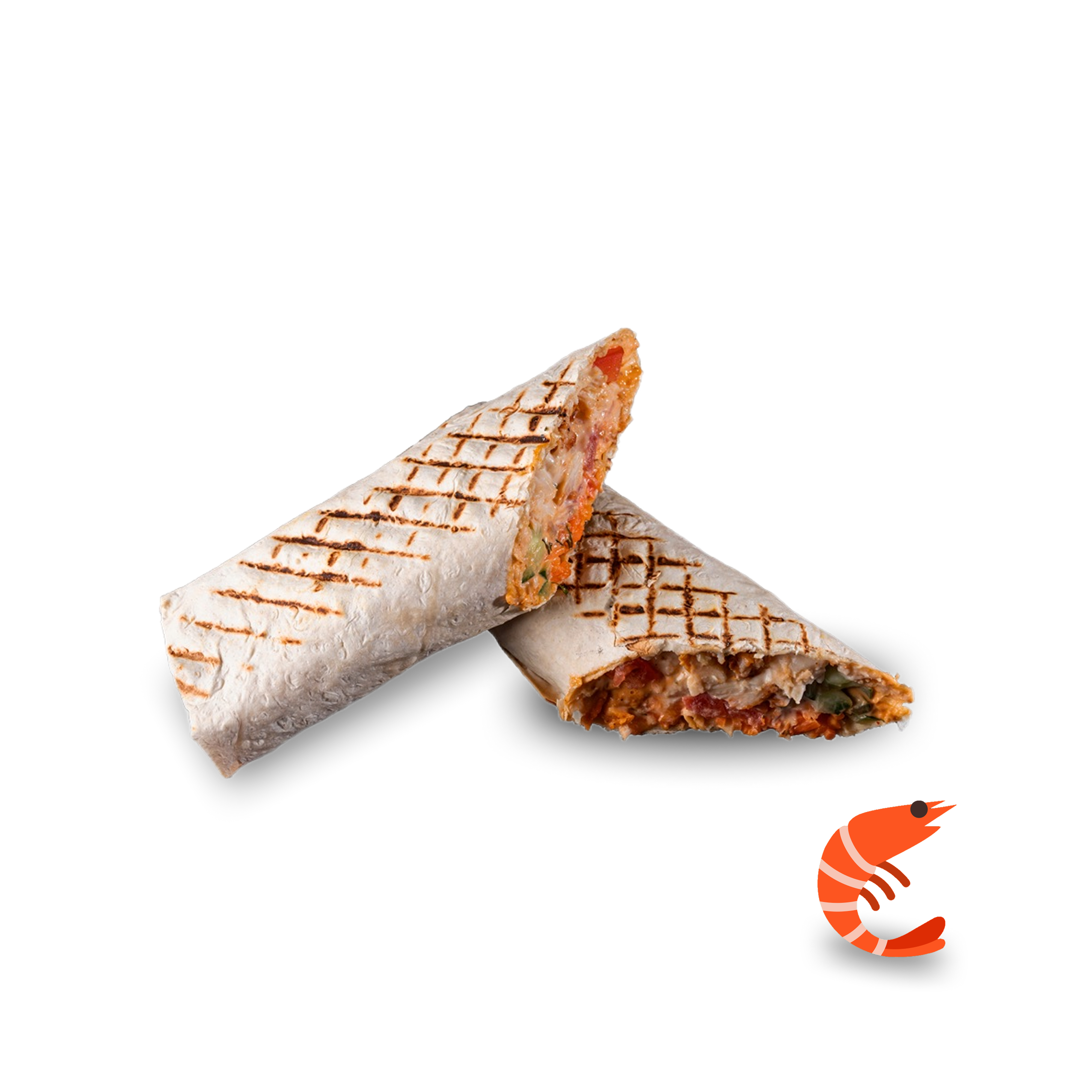 Шаурма с креветками