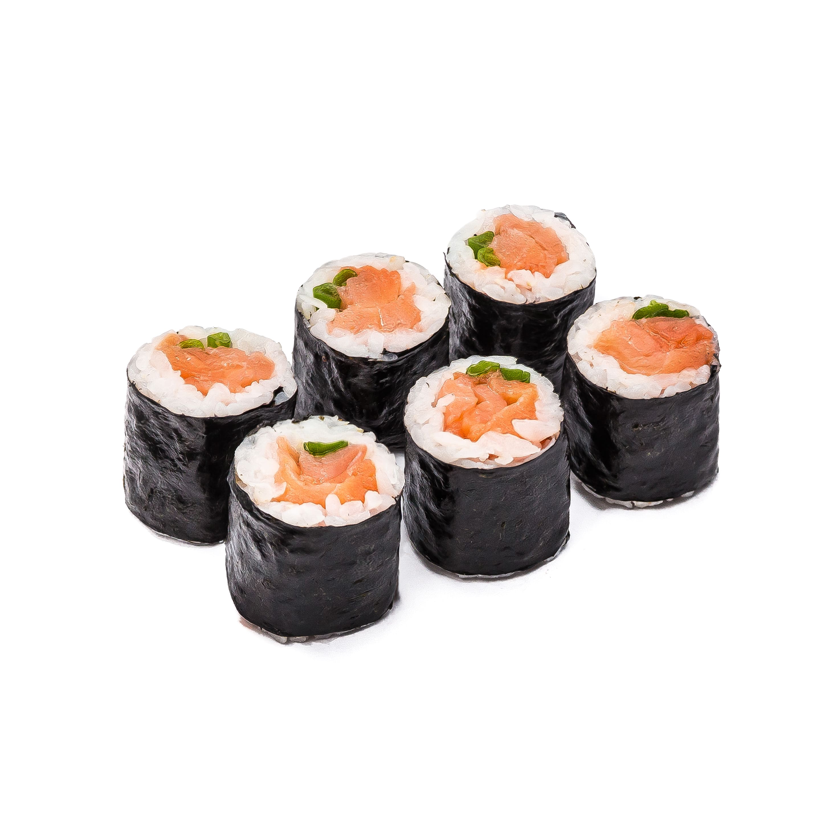 Маки с копченым лососем