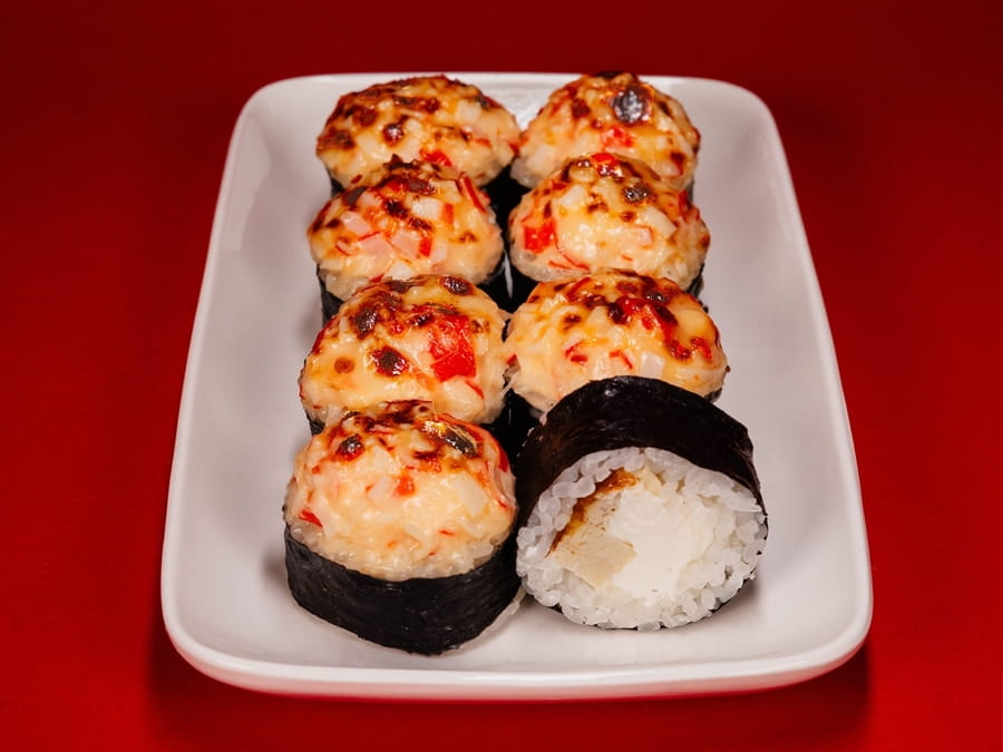 Запеченные с крабом