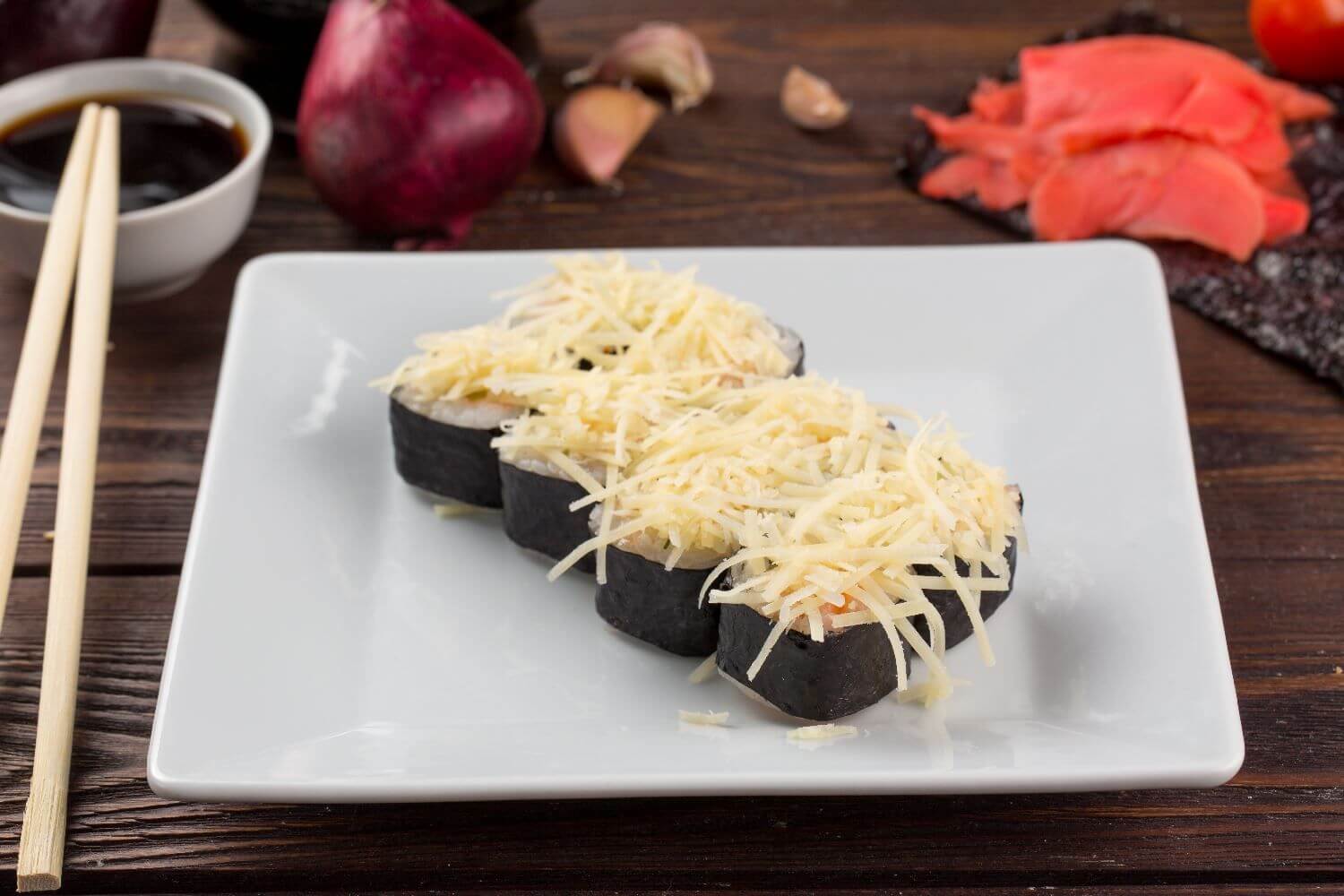 Ролл Цезарь с курицей