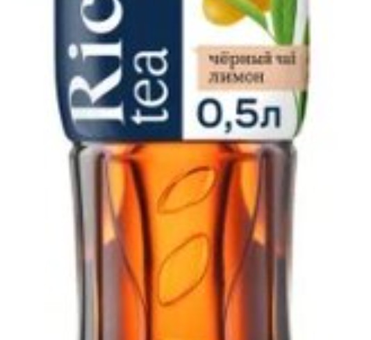 Холодный чай Rich черный с лимоном 0.5л