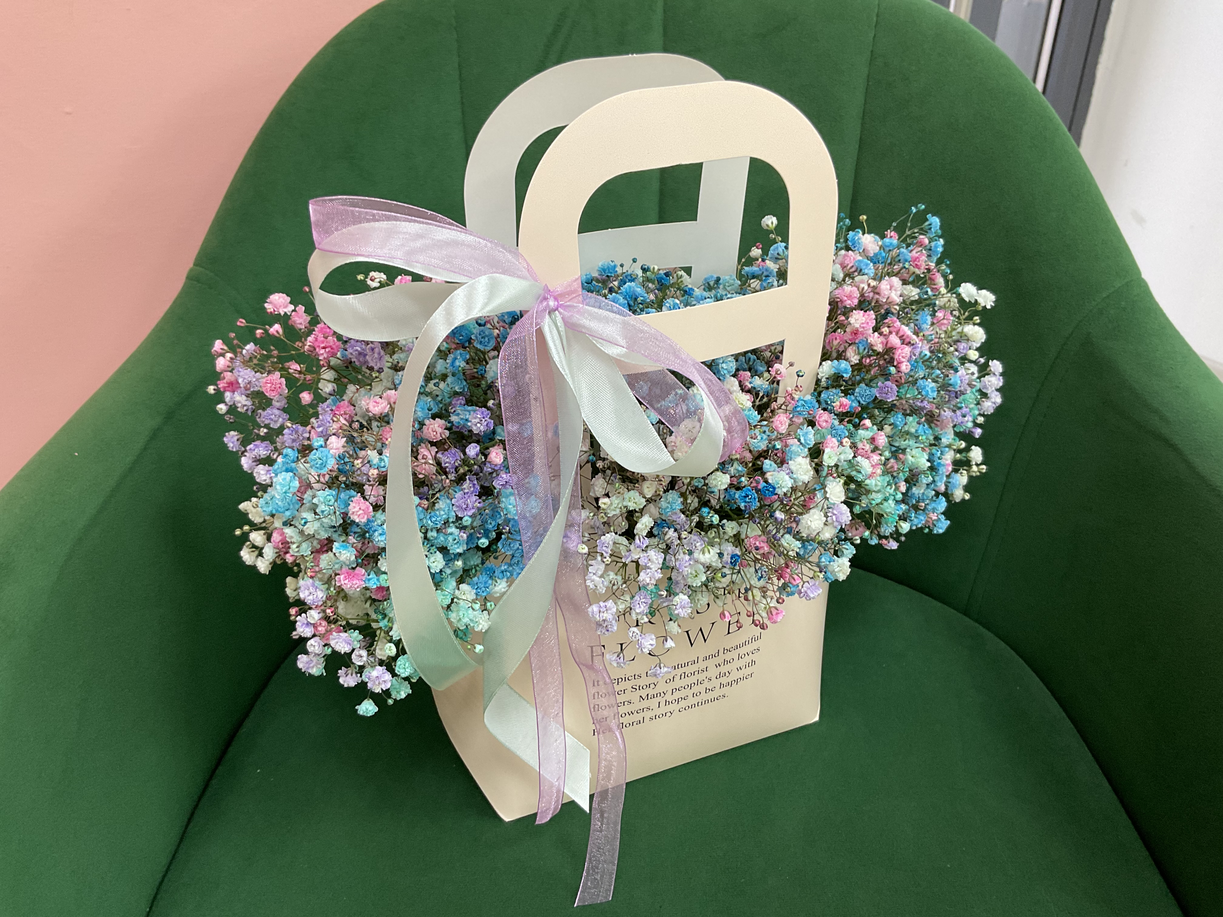 Композиция из гипсофилы  