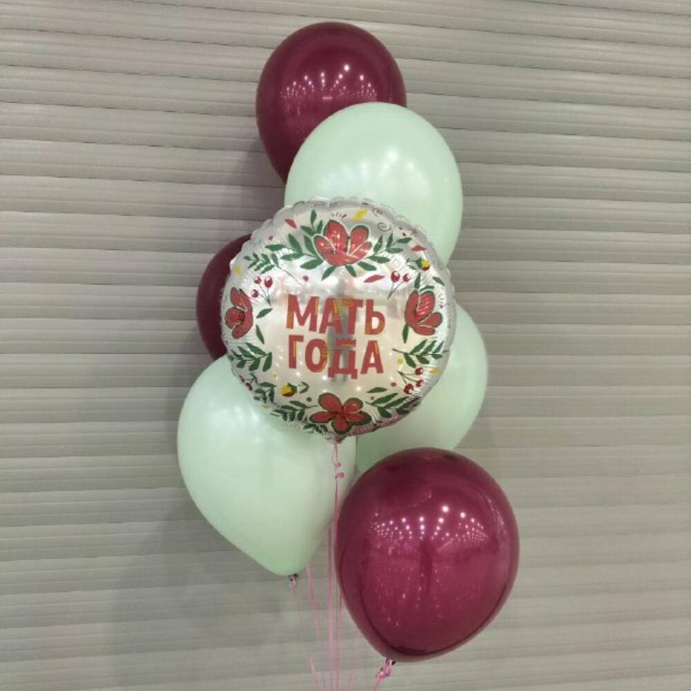 Фонтан из шаров - "Мать года"