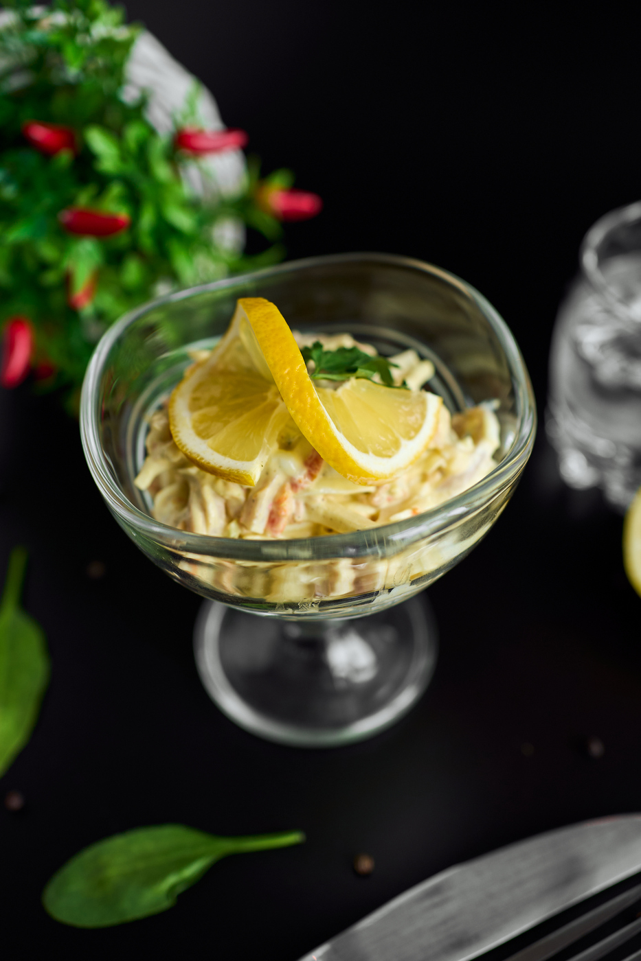 Салат с морепродуктами