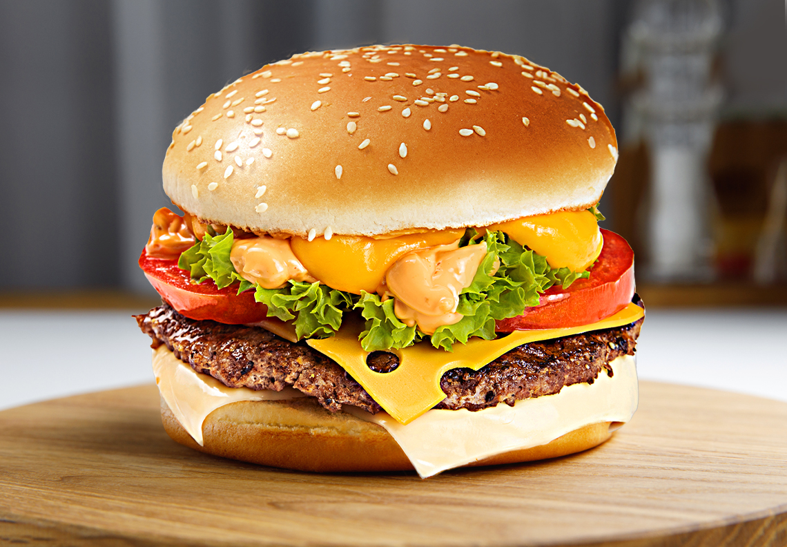 Сырный Джуси Бургер