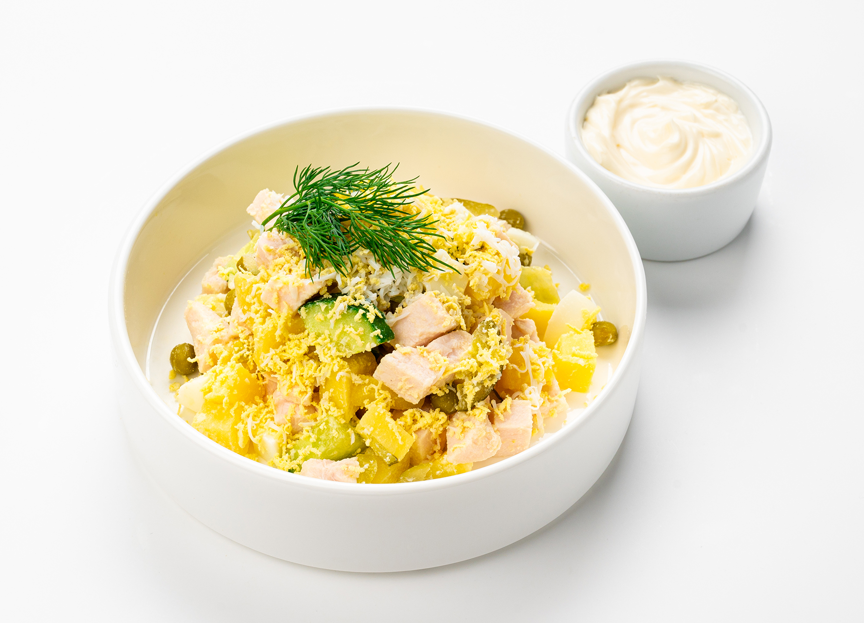 Салат Столичный с курицей