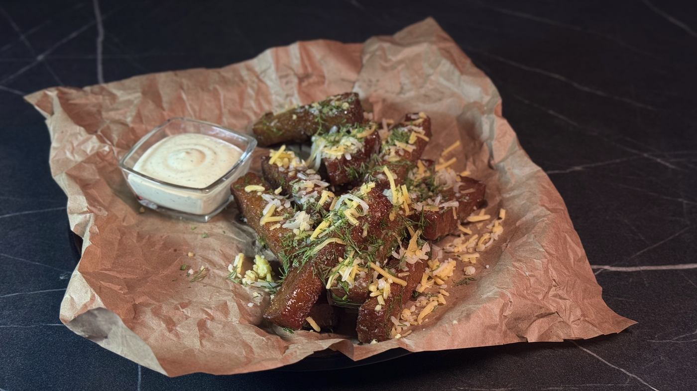 Гренки с сыром и чесноком