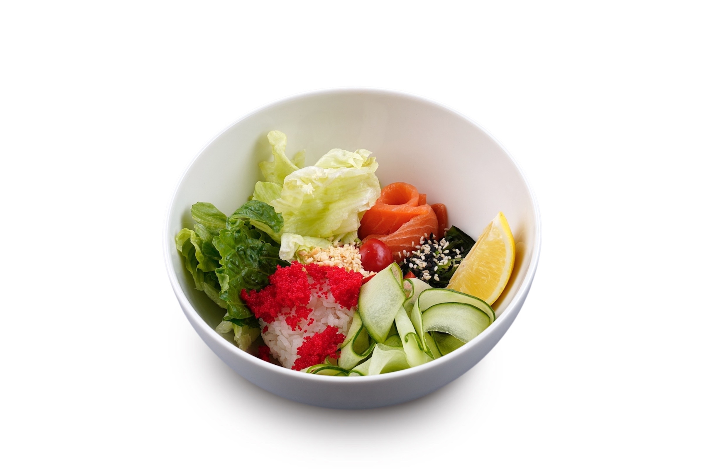 Поке с форелью