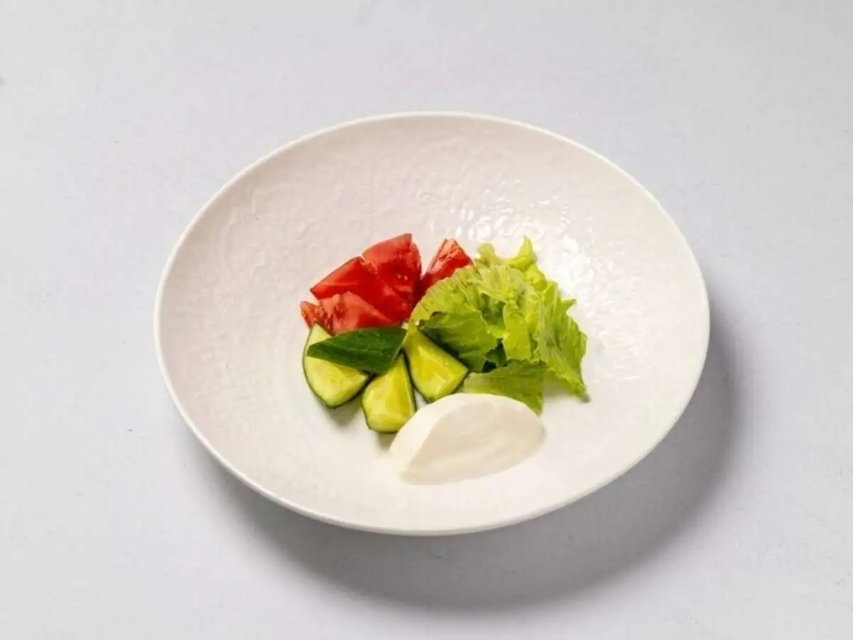 Бабушкин салатик (заправка: сметана)