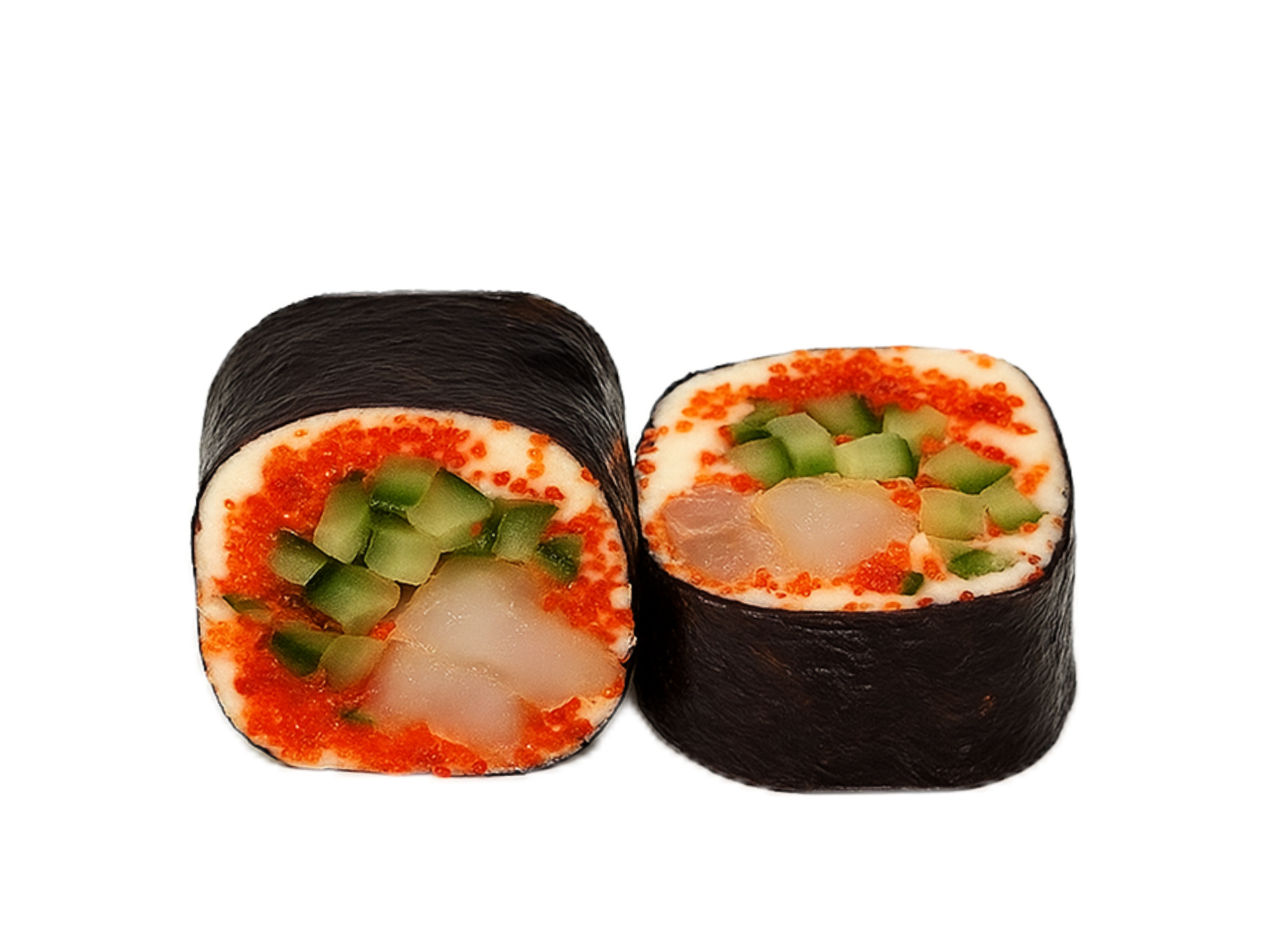 Ролл без риса с креветкой