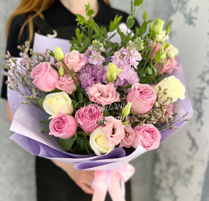 Букет «Розовое шампанское»