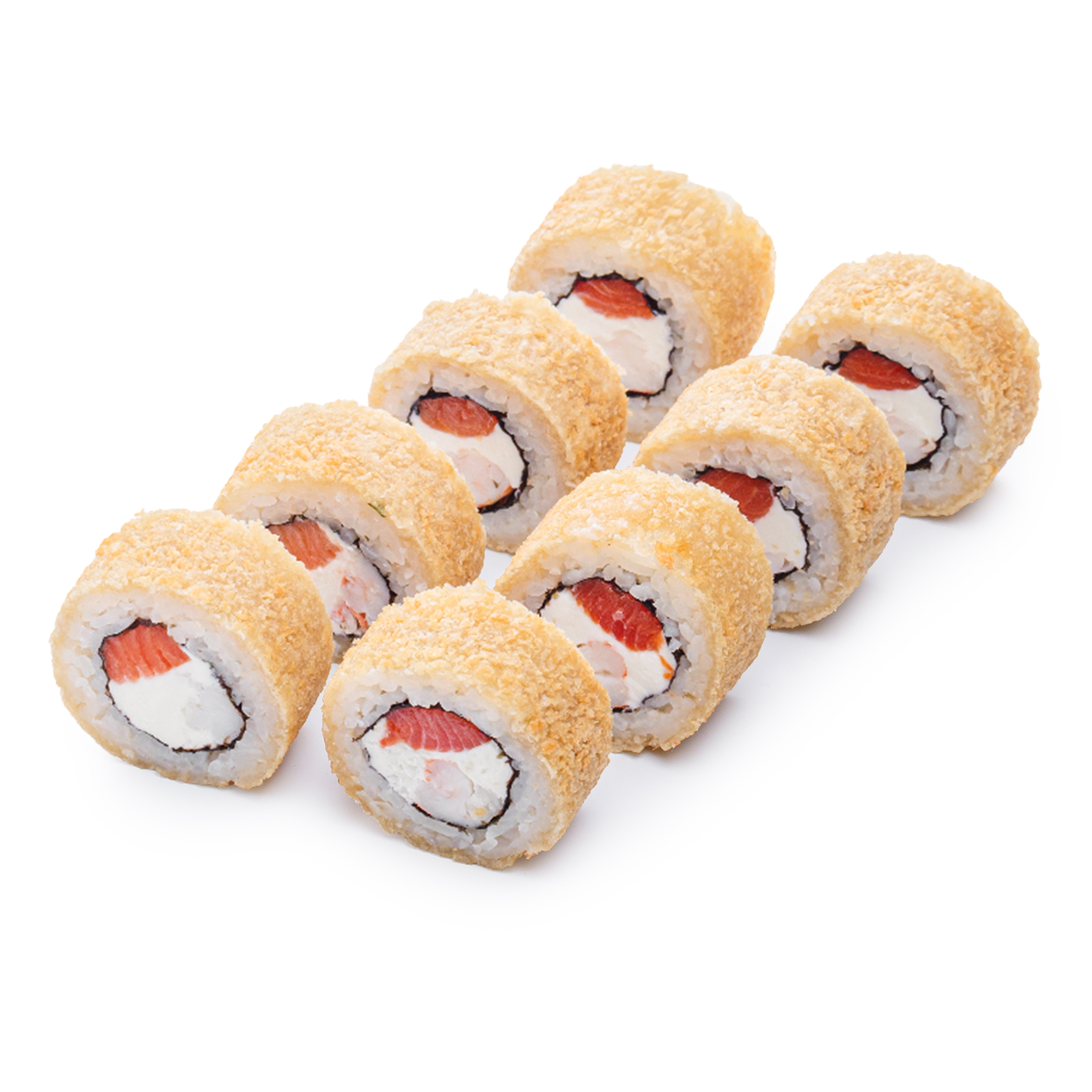 Лосось и креветка в темпуре