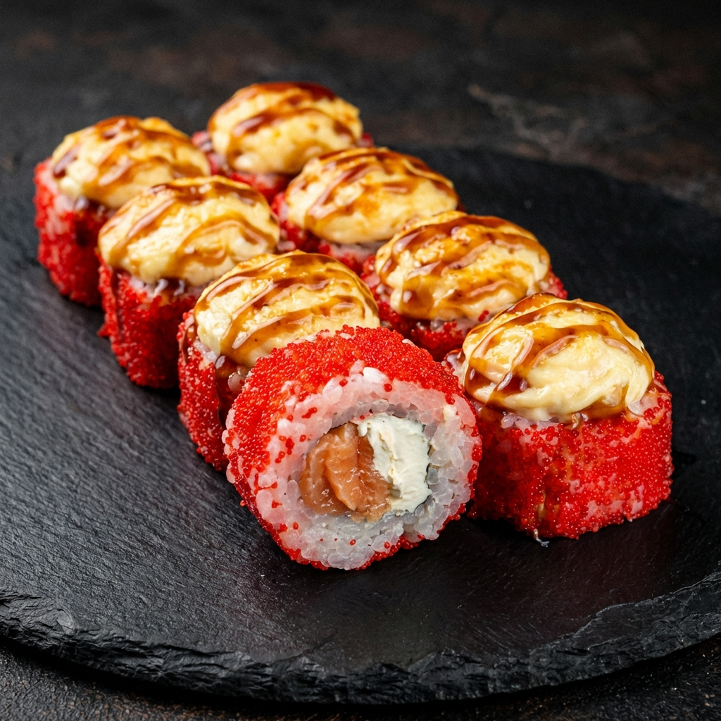 Запеченный Яки Маки Лосось