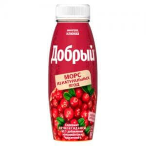 Морс Добрый 0,33л.