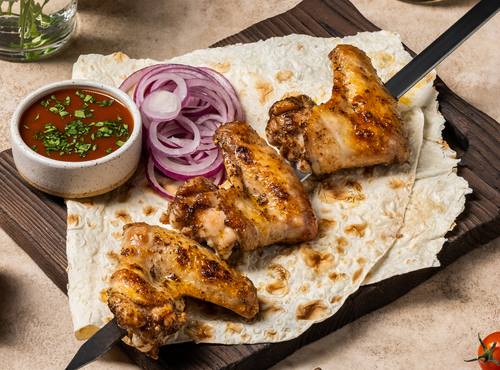 Шашлык из куриных (крылышек)