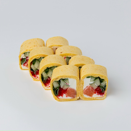 Тортилья темпура с Лососем