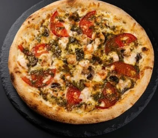 Креветка и песто