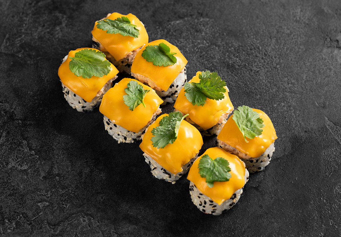 Ролл Чеддер чиз с угрем