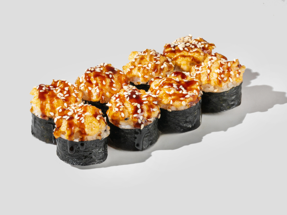 Запеченный с крабом 8 шт.