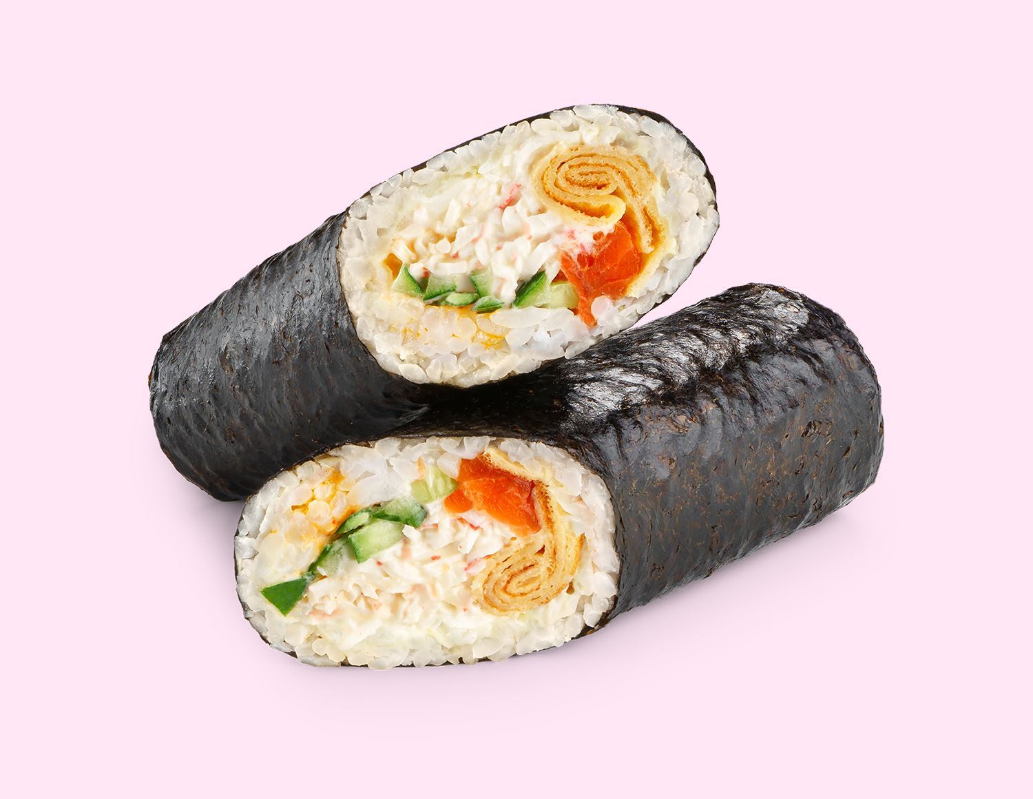 Кимпаб с лососем