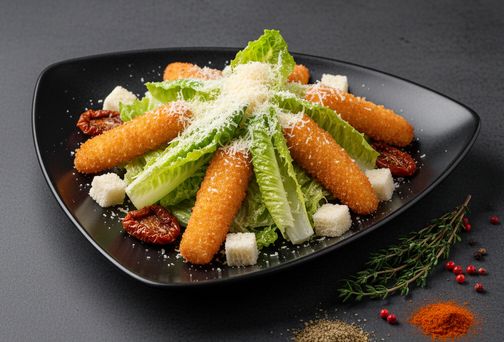 Цезарь с королевской креветкой