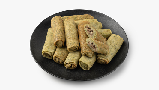 Семейная порция блинчиков с печенью и яйцом (12 шт)