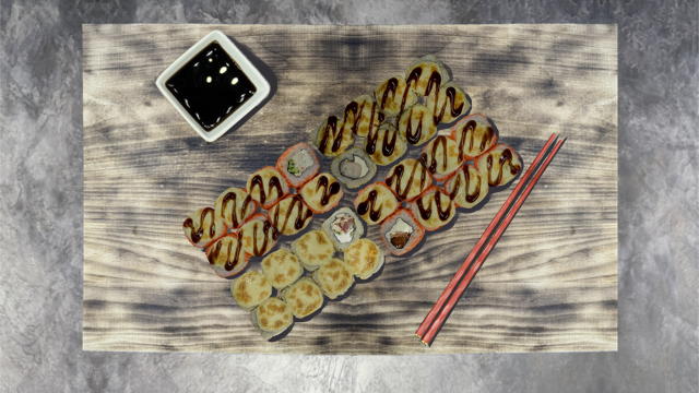 Топ запеченный (соус грибной)