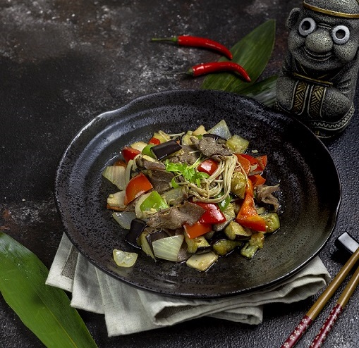 Баклажаны с мясом (говядина) 200г