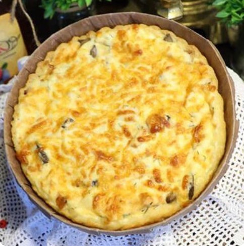 Жюльен с курицей и грибами 18см