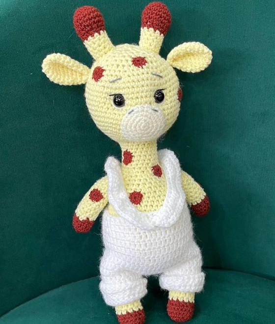 Мягкая игрушка ручной работы "Жирафик"