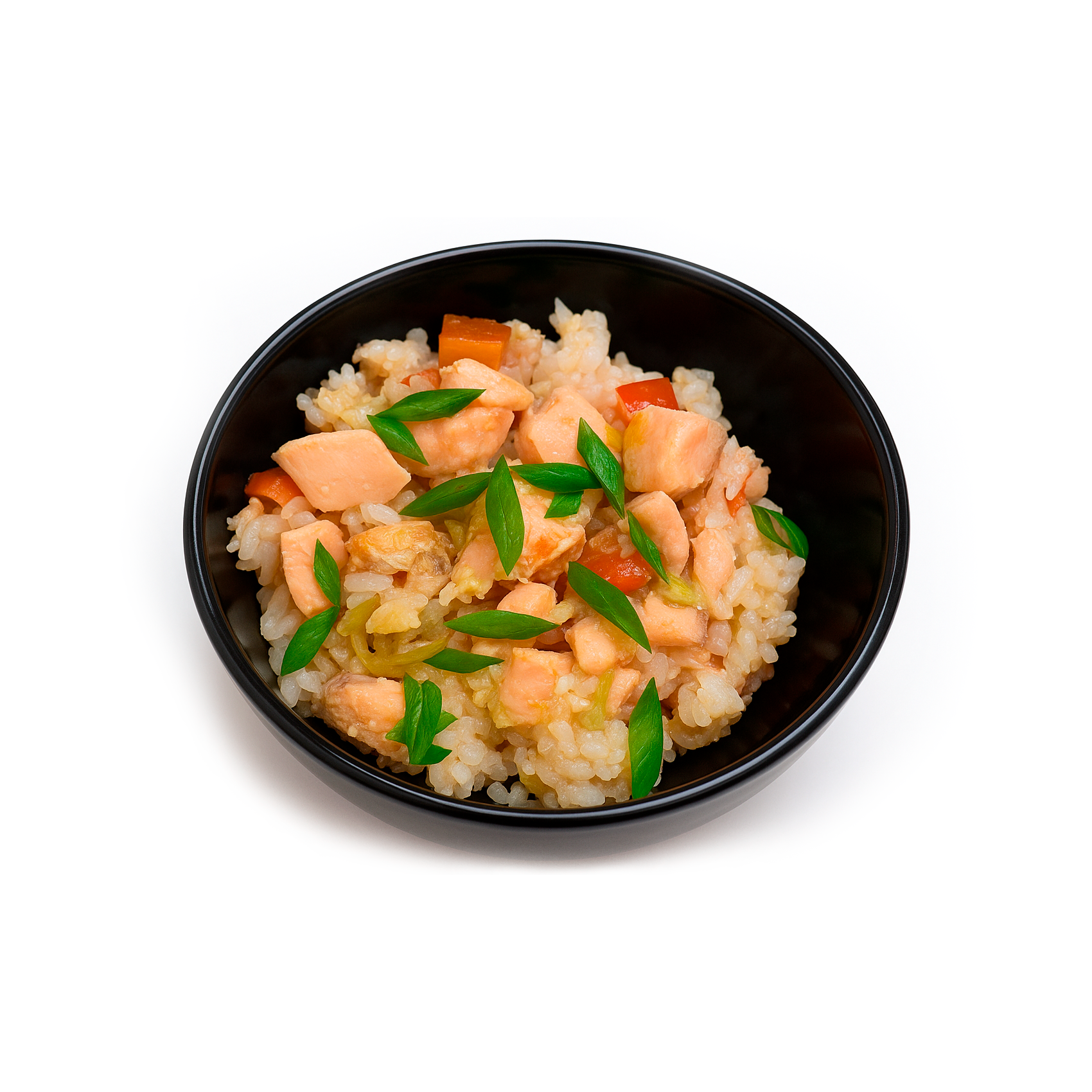 Тяхан с лососем