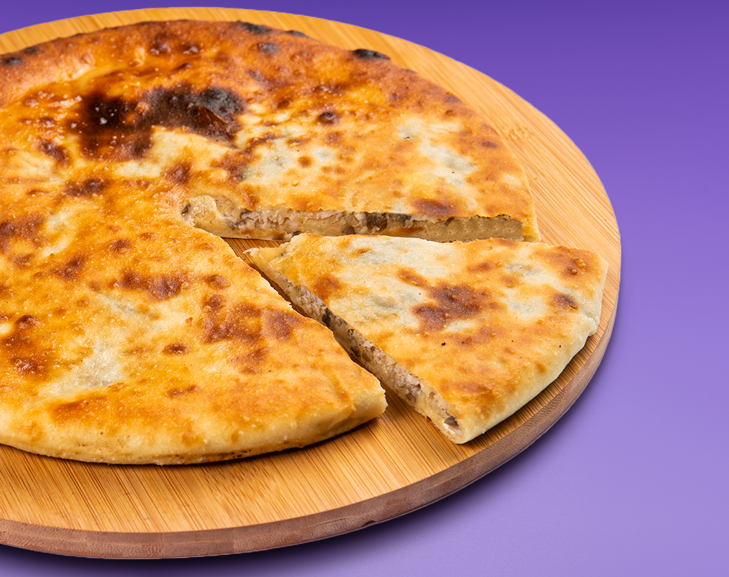Осетинский пирог с курицей и картофелем