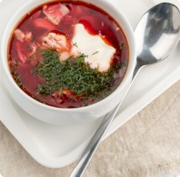 Борщ с говядиной