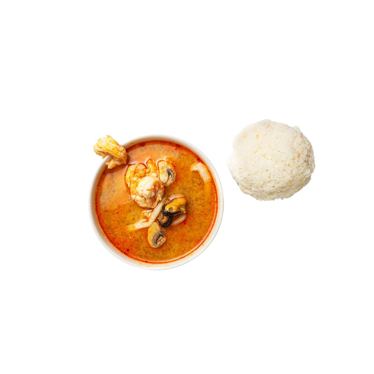 Суп Том Ям с лососем