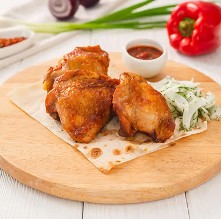 Шашлык из бедра цыплёнка на кости