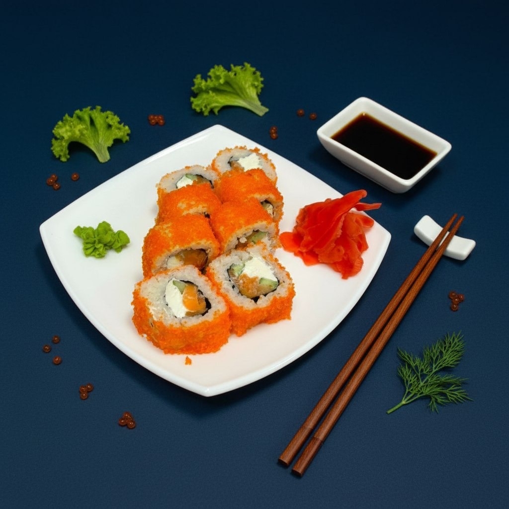 Калифорния с лососем