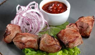 Шашлык из свиной шеи
